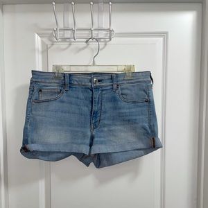 AEO High Rise Shortie denim Short